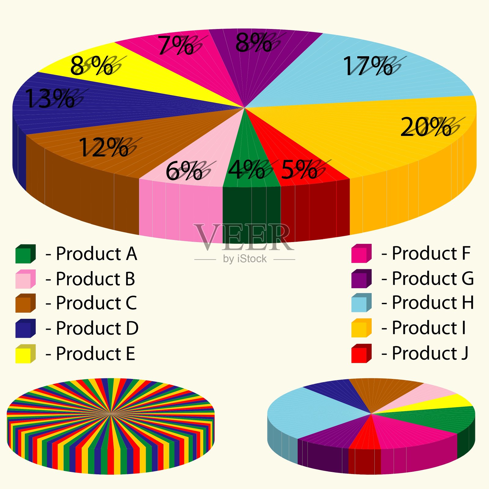 信息图表工具集图标素材