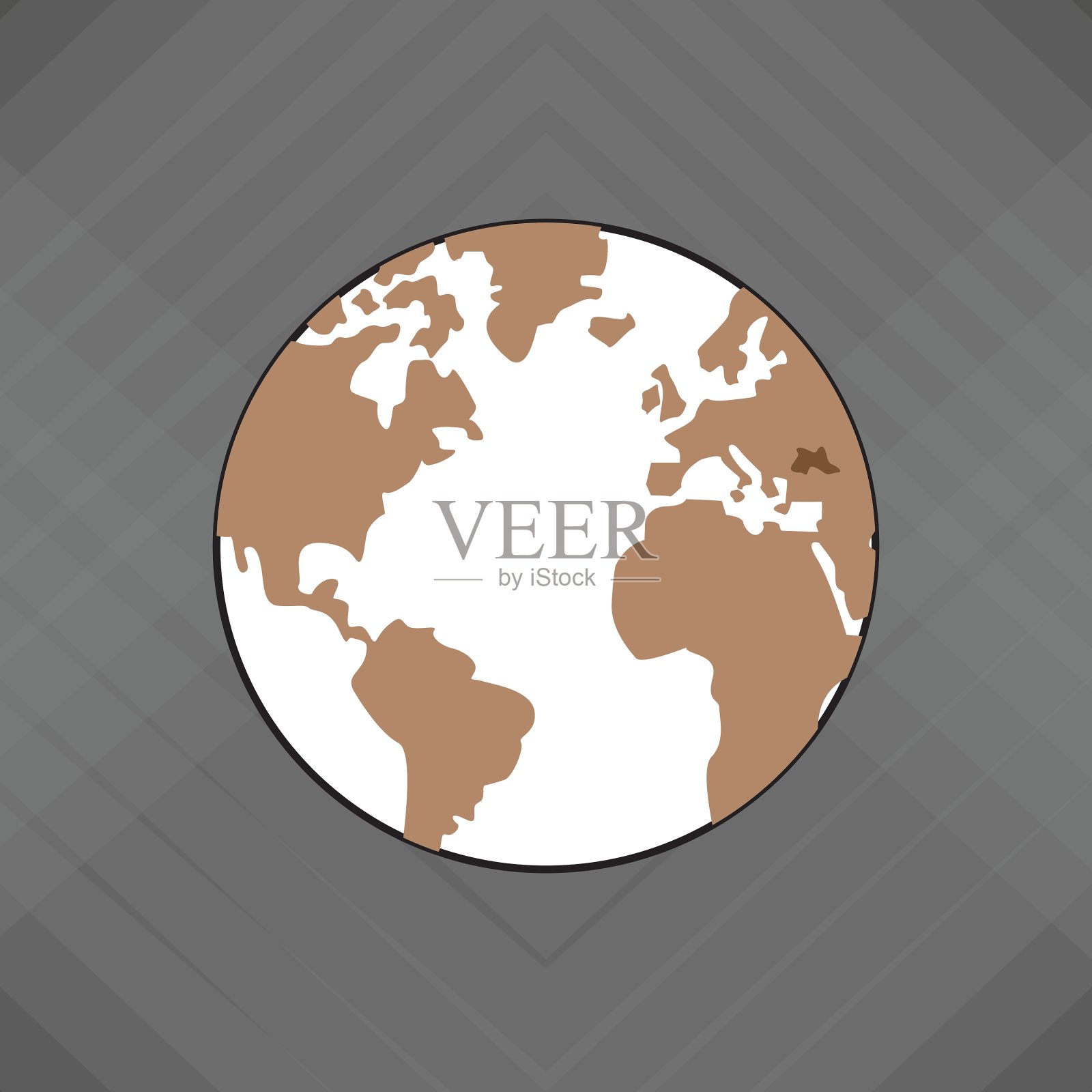 保存行星设计环境图标平坦插画图片素材