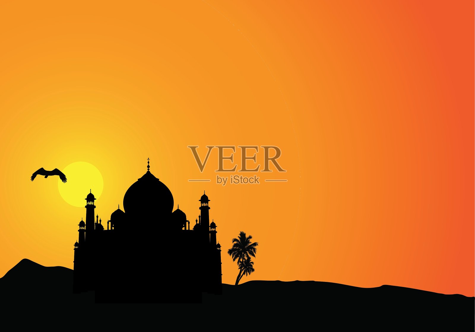 天方夜谭插画图片素材