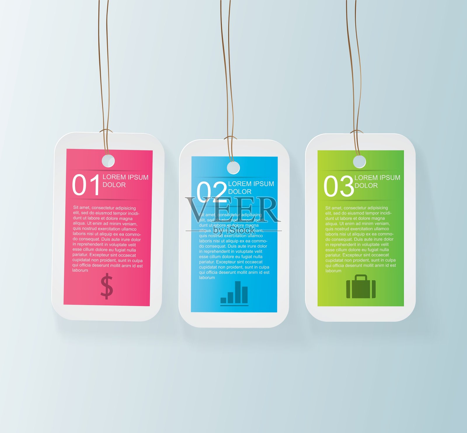 标签信息设计模板素材