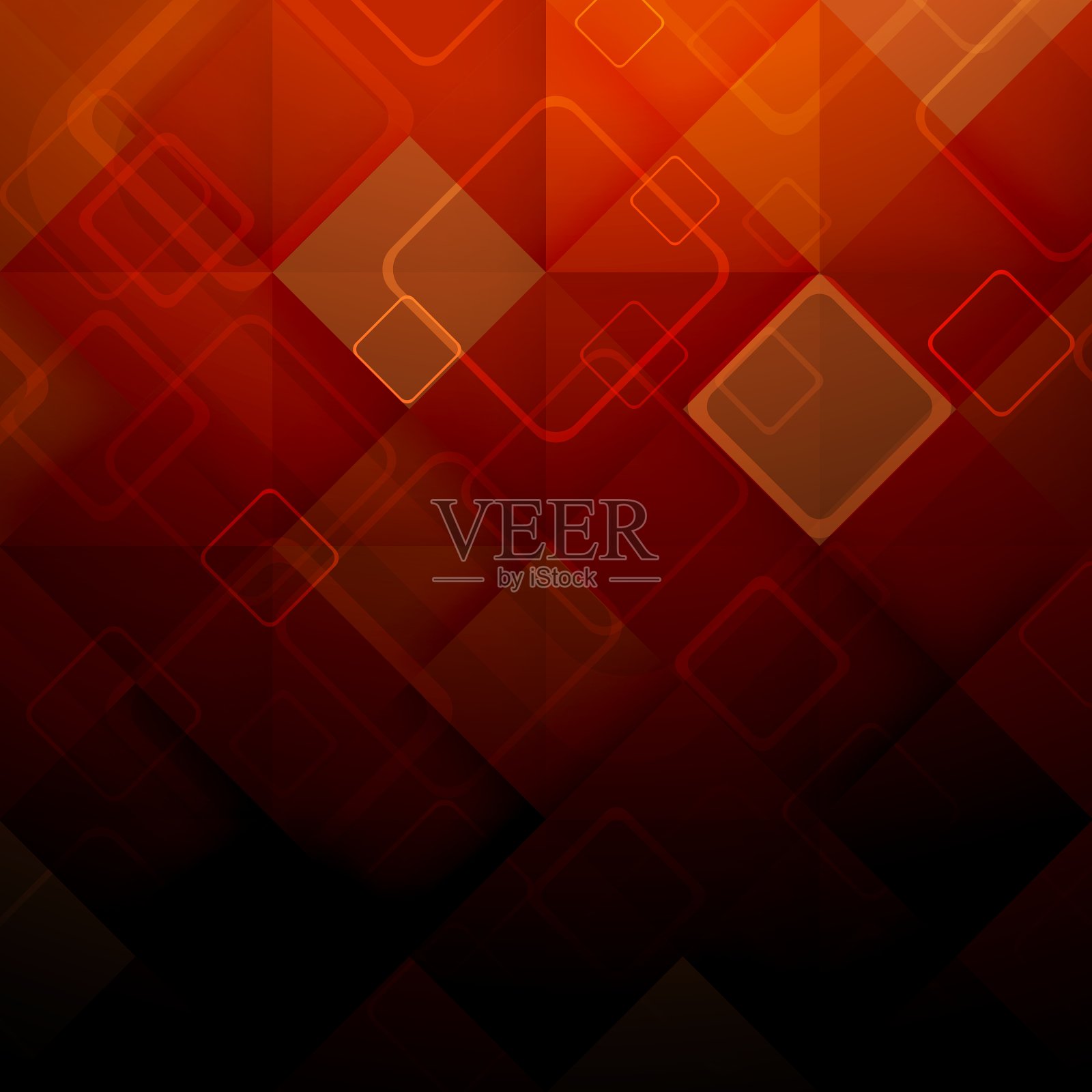 抽象的马赛克高科技背景插画图片素材