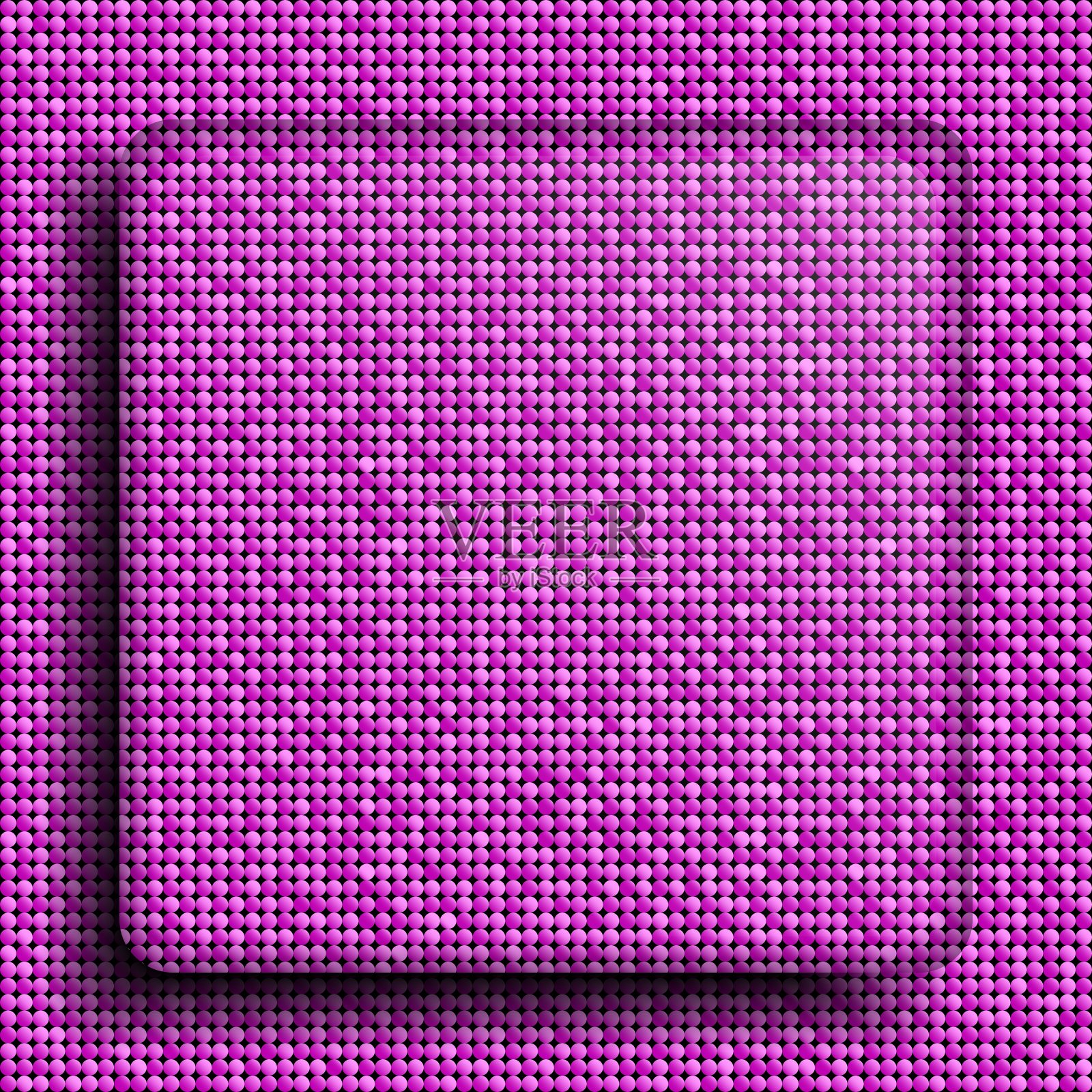 粉色亮片背景方形框架Eps 10插画图片素材