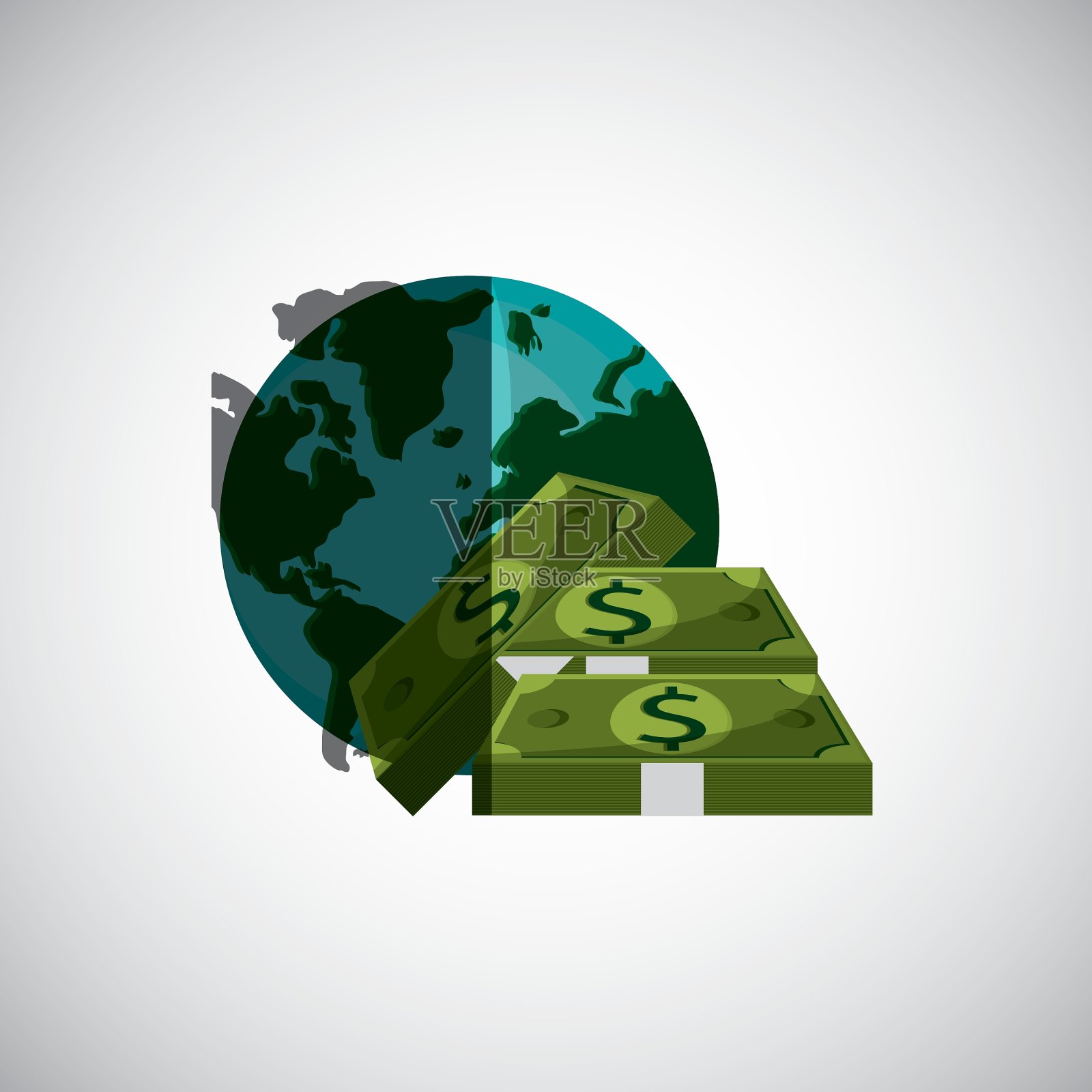 钱图标设计插画图片素材