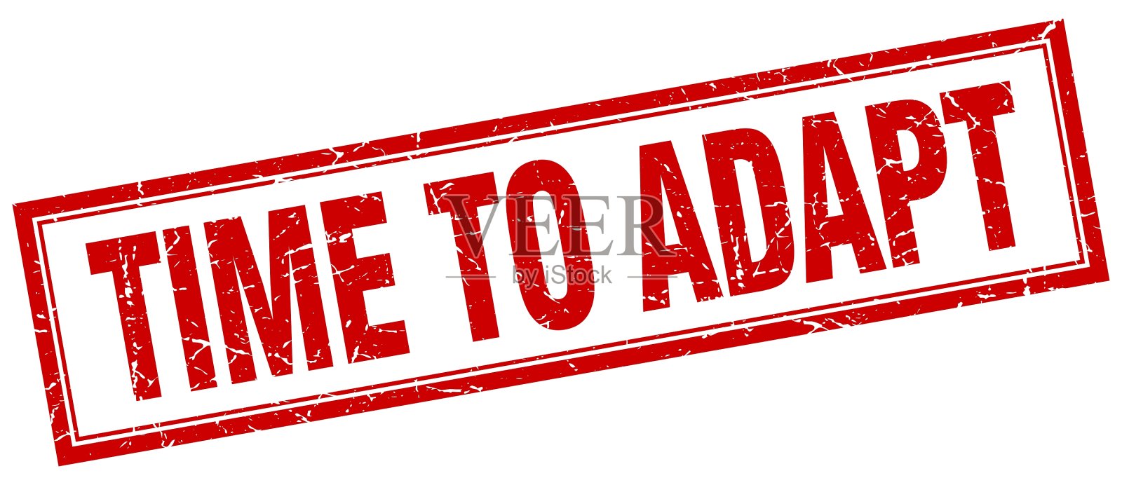 是时候把红色方块的垃圾邮票换成白色了插画图片素材