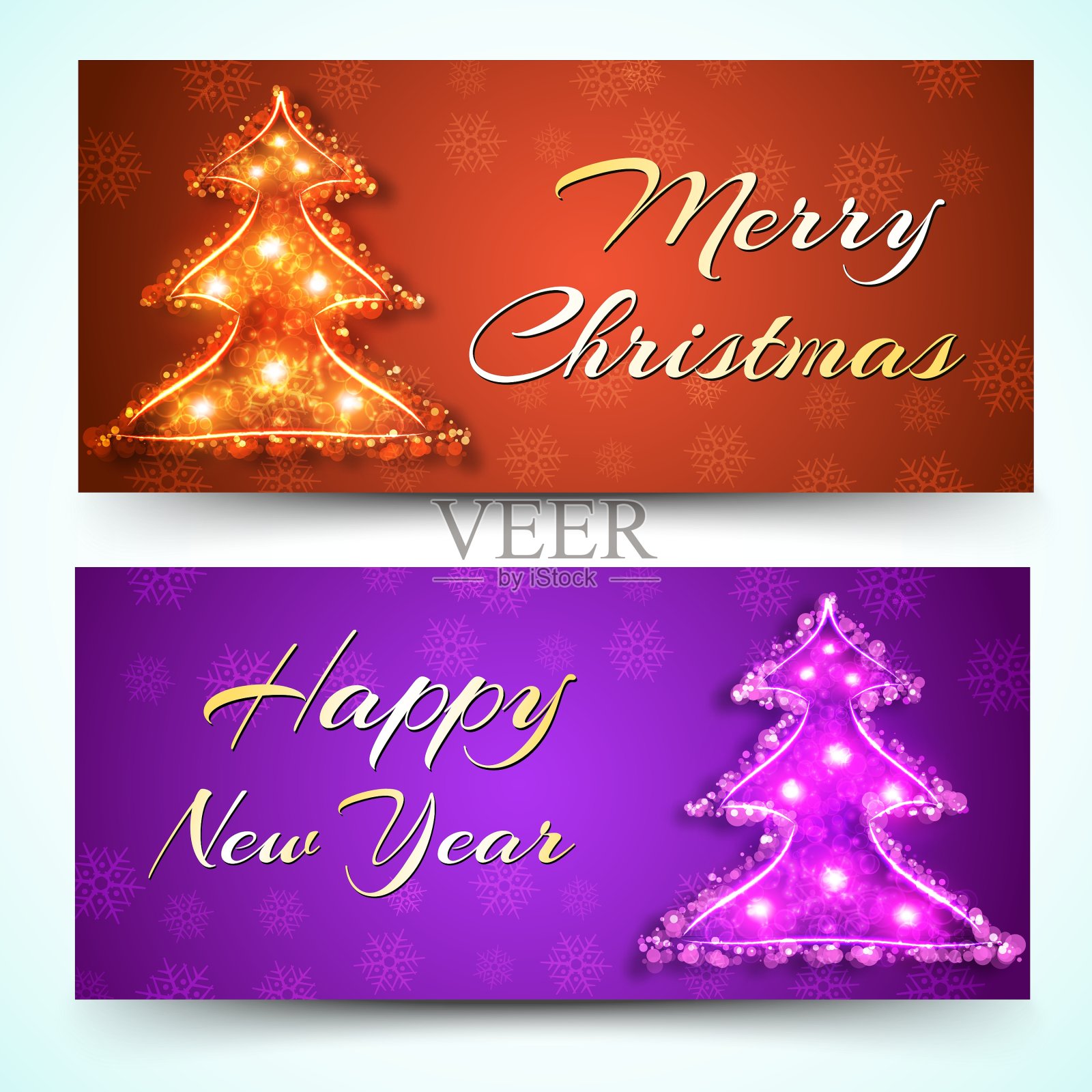 圣诞快乐，新年快乐设计模板素材