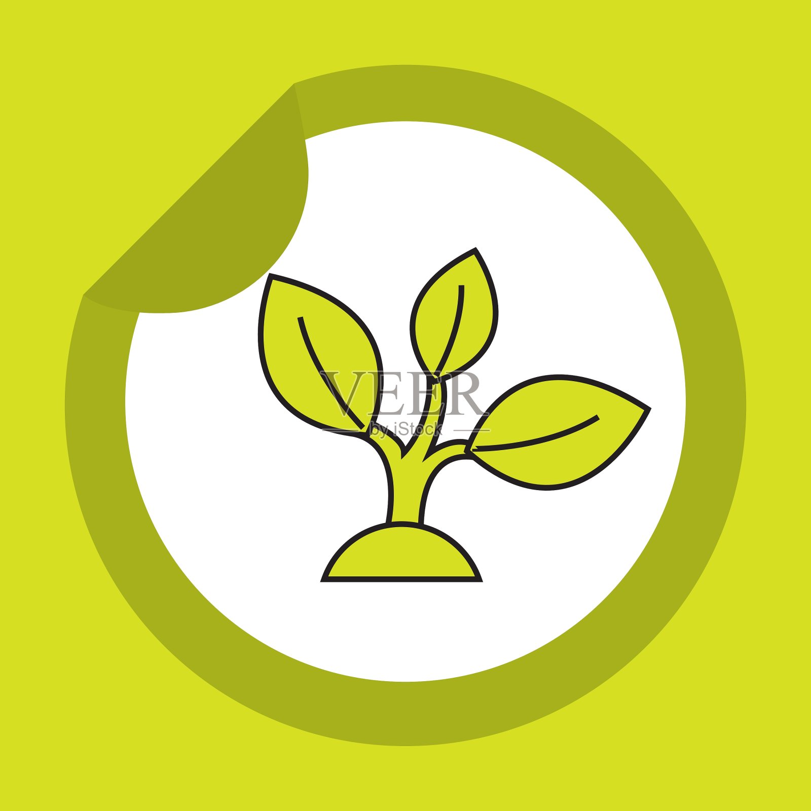 生态友好的设计插画图片素材