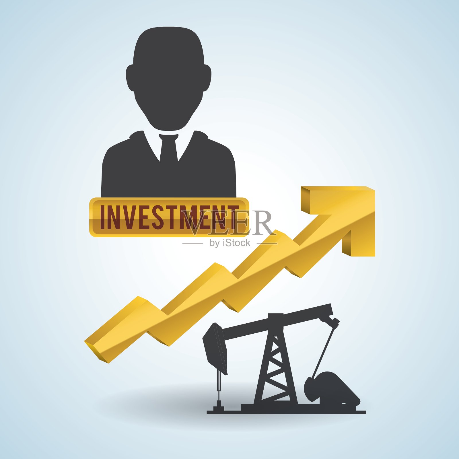 财务项目设计商业图标扁平化插画图片素材