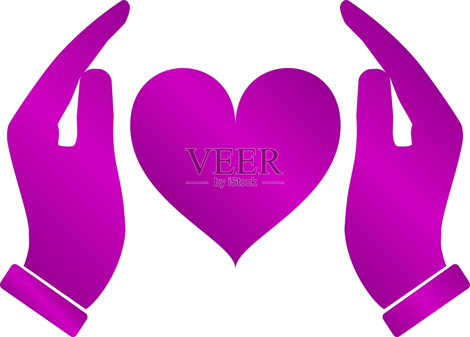 图标-手握心设计元素图片