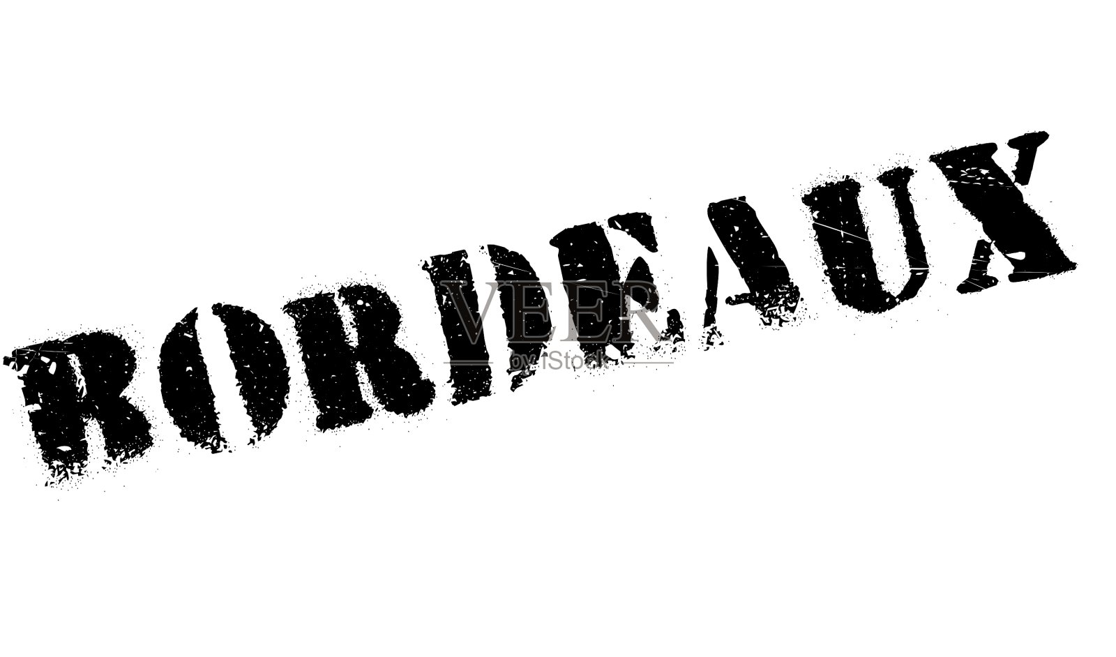 波尔多印花橡胶垃圾设计元素图片