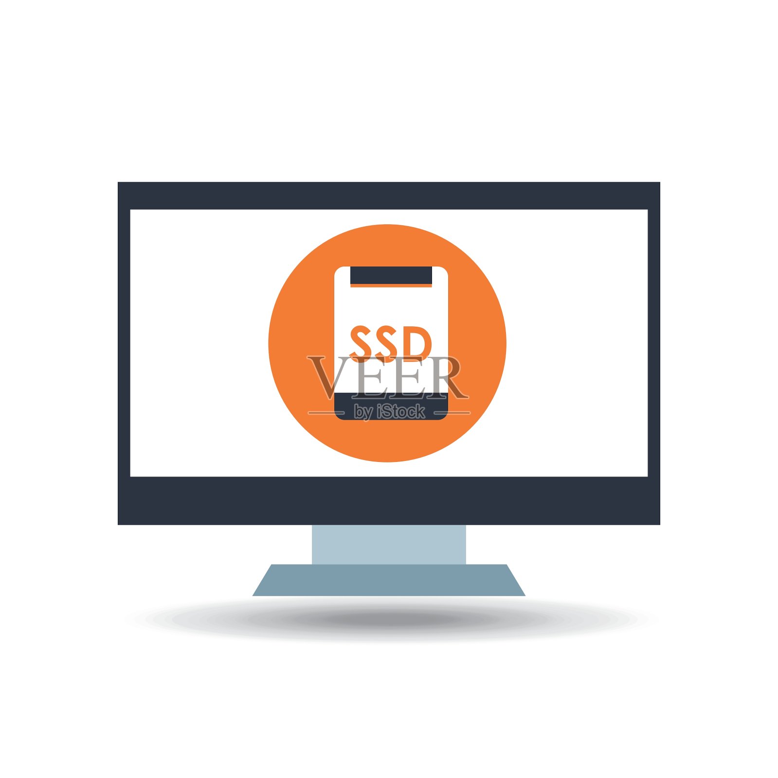 科技电脑图标设计元素图片