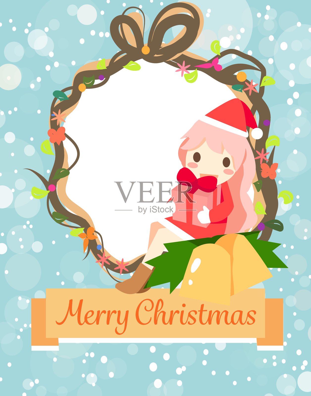 圣诞贺卡设计模板素材