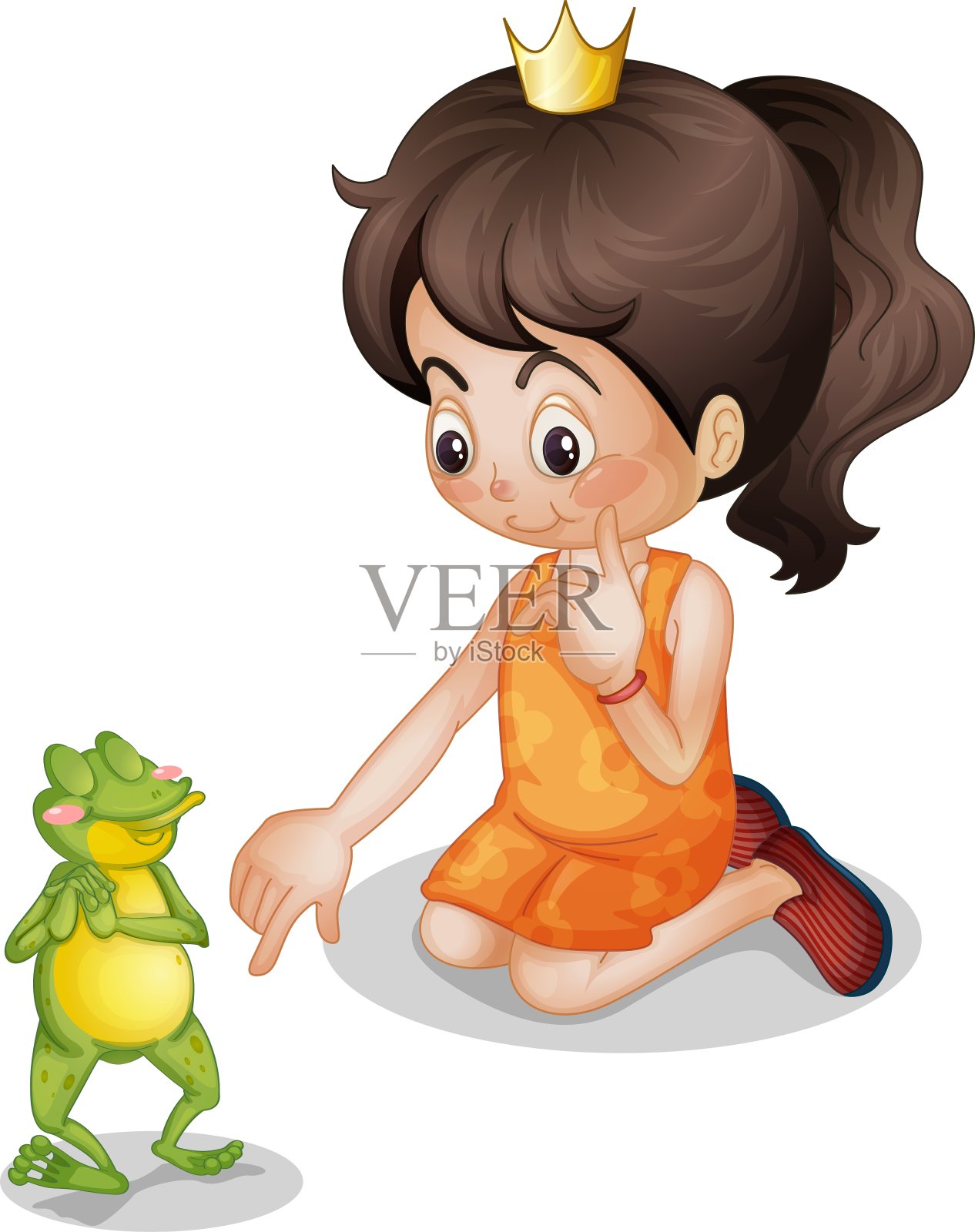 青蛙和公主设计元素图片