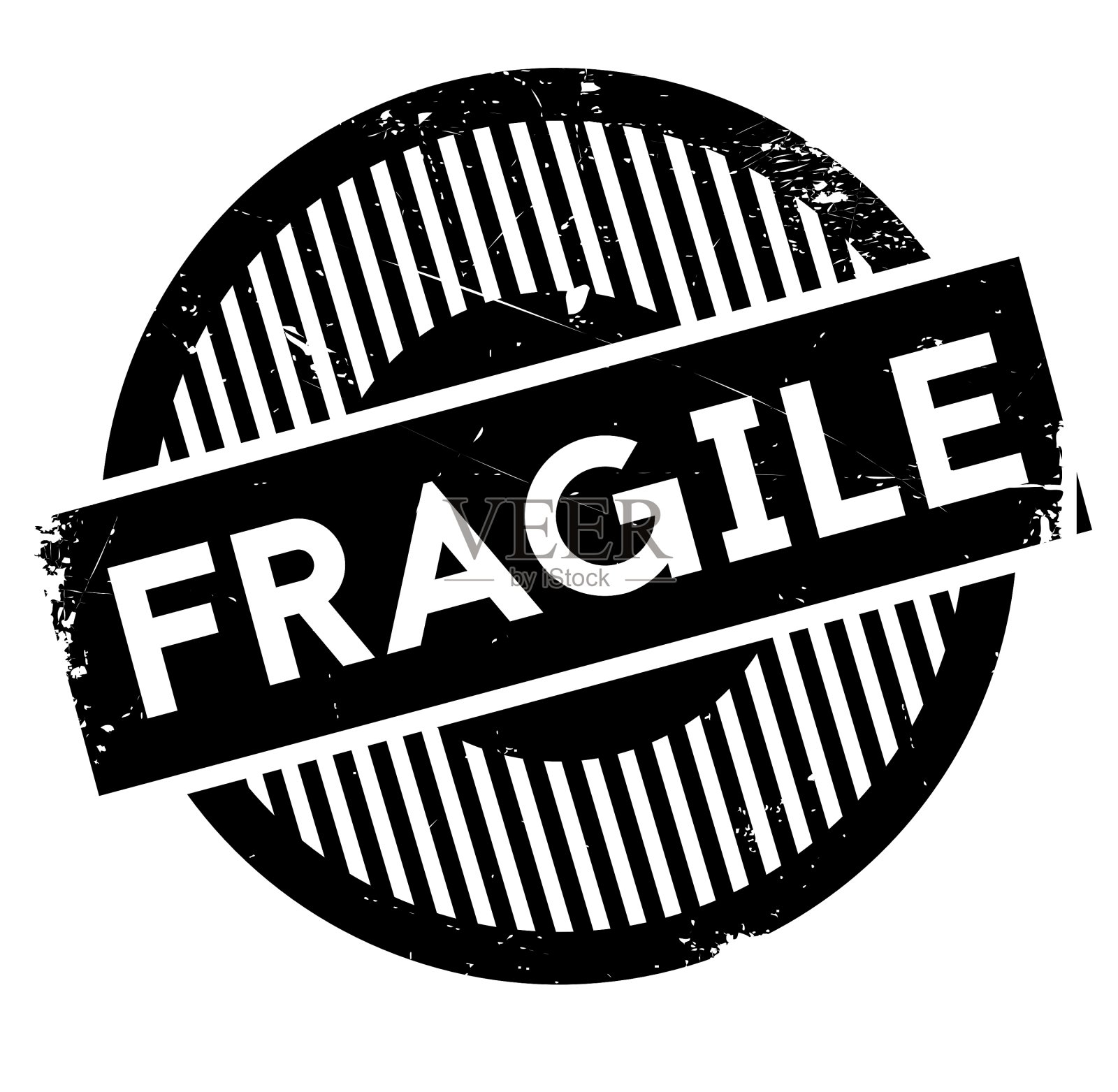 脆弱的橡皮图章设计元素图片