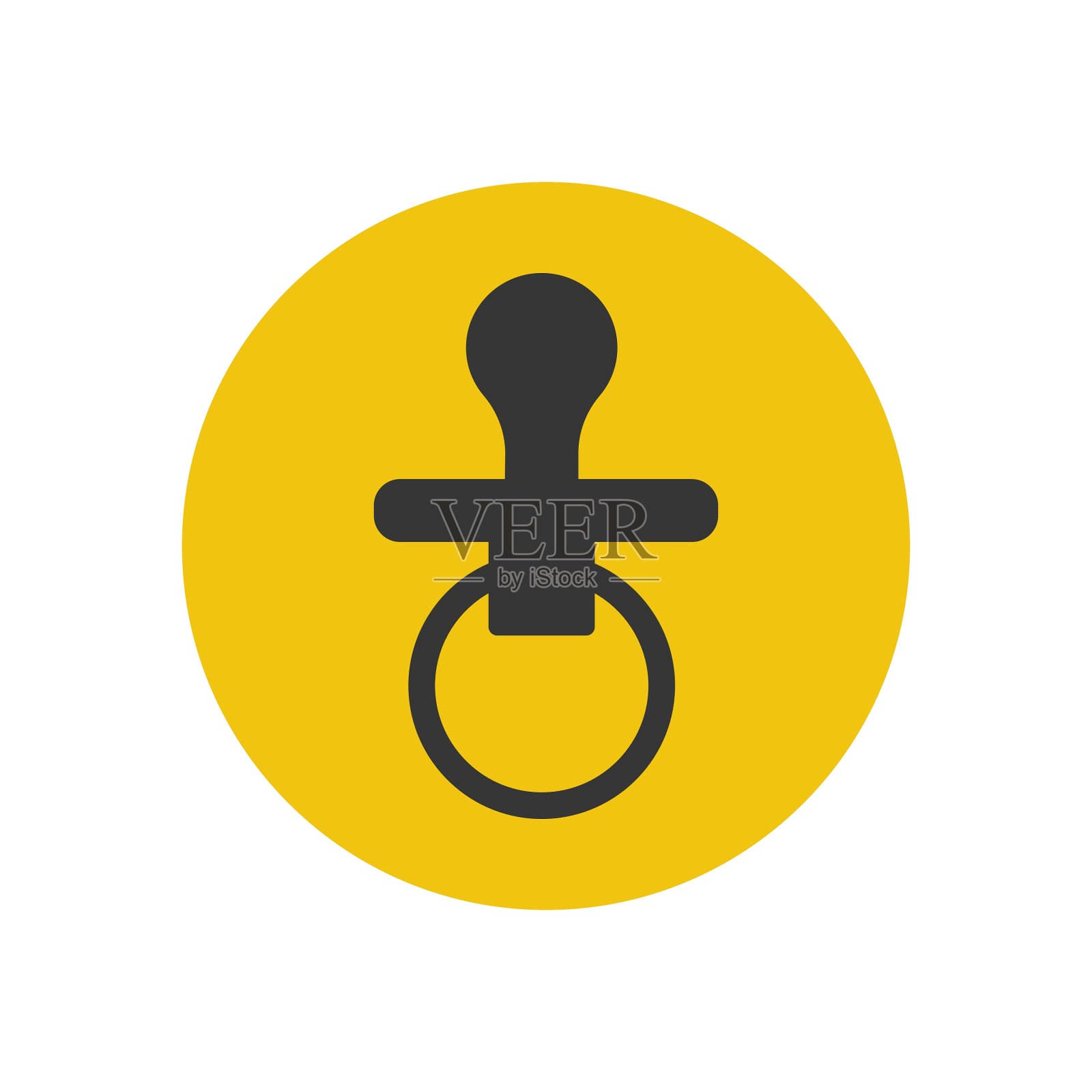 乳头的轮廓图标素材