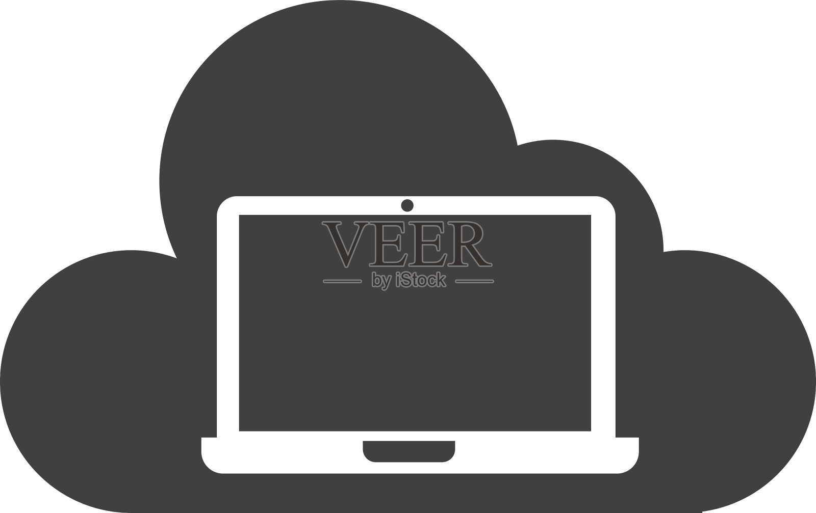 云计算孤立图标设计元素图片