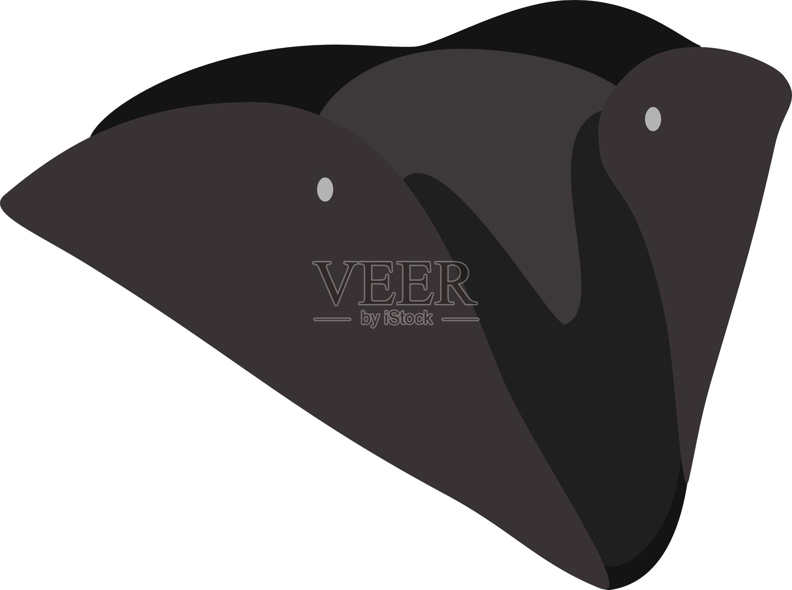 黑海盗帽子设计元素图片