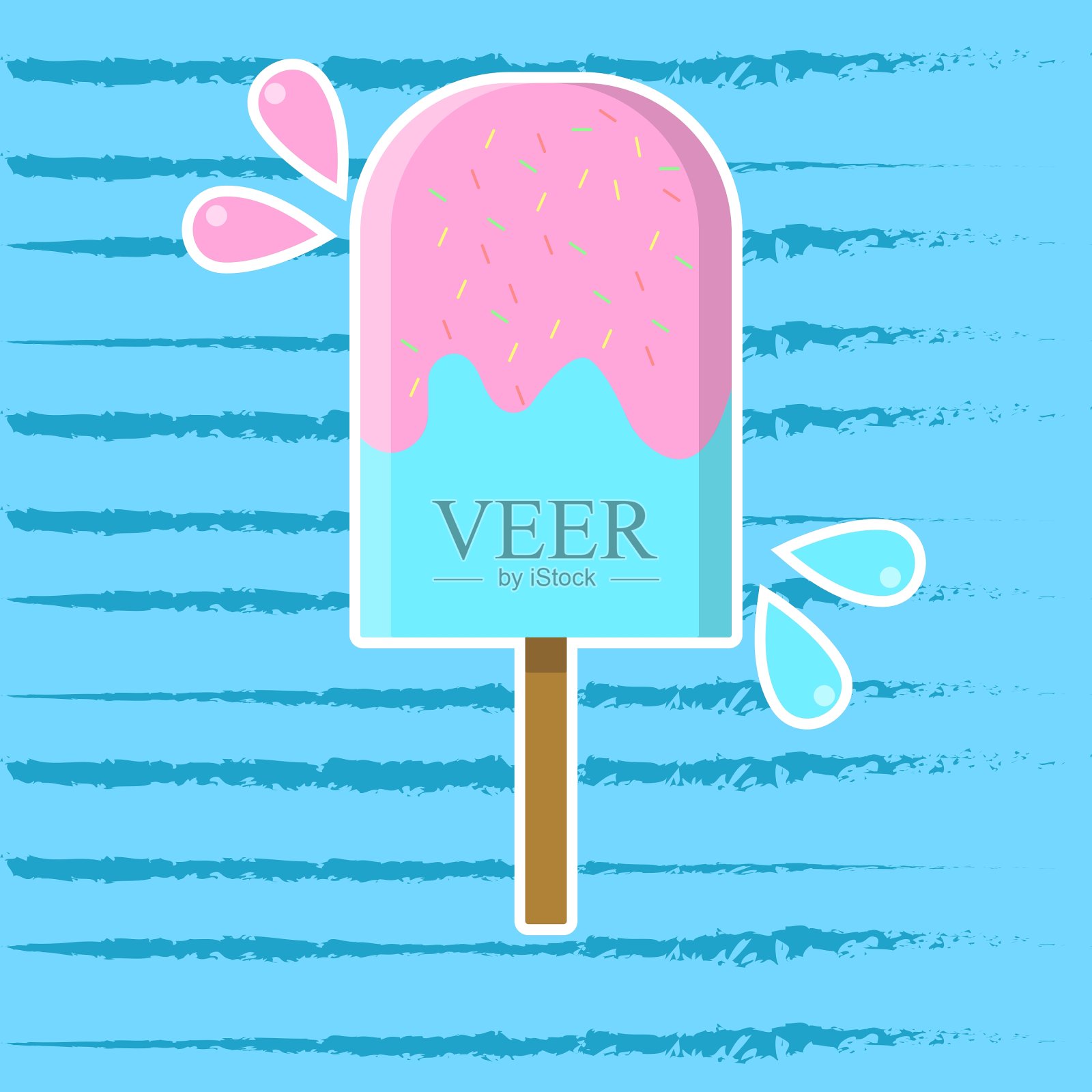 冰淇淋插画图片素材