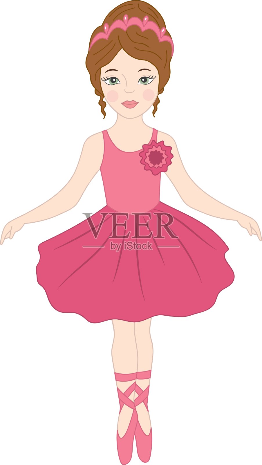 深色的芭蕾舞演员设计元素图片