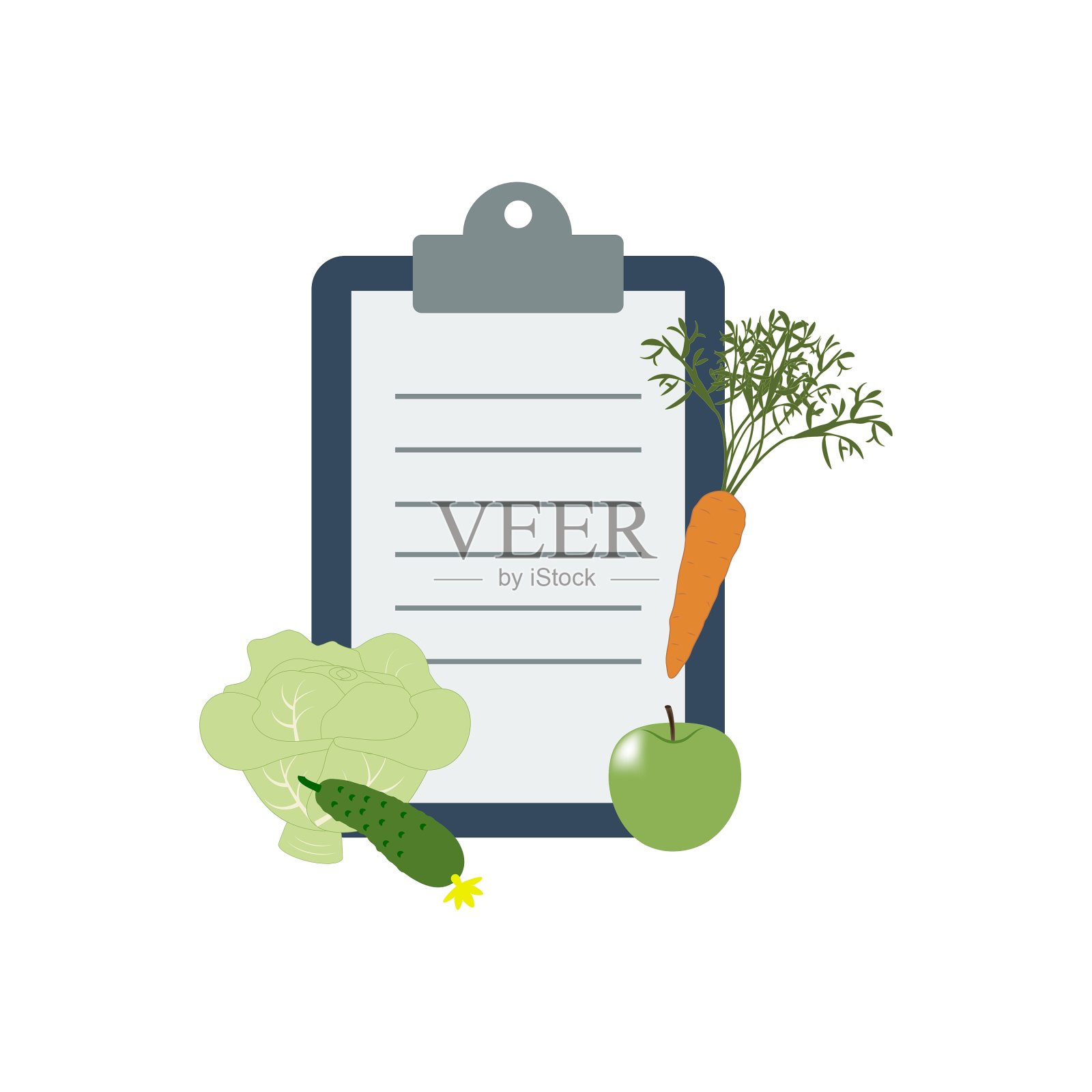 健康饮食计划设计元素图片