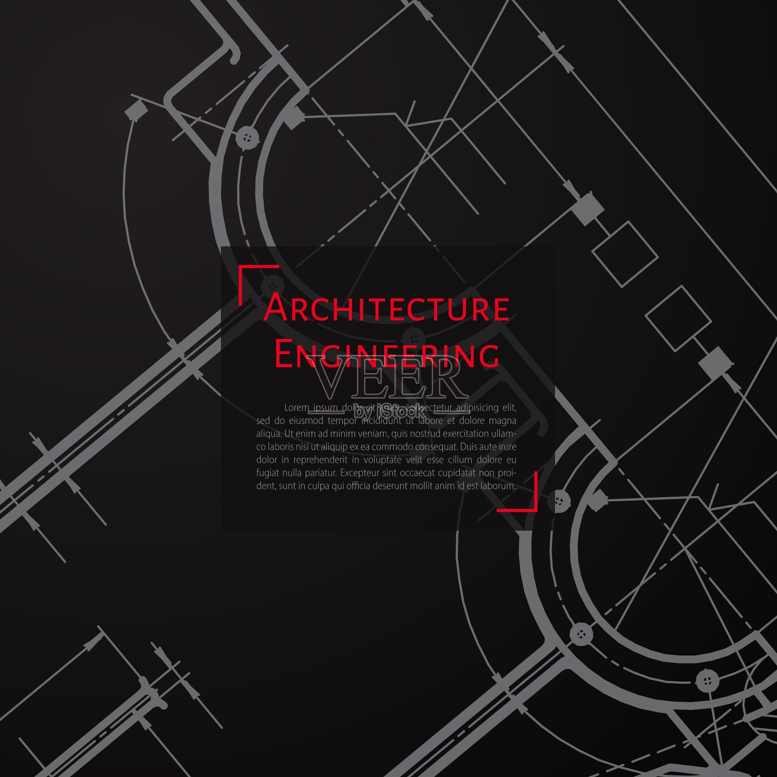 机构技术蓝图插画图片素材