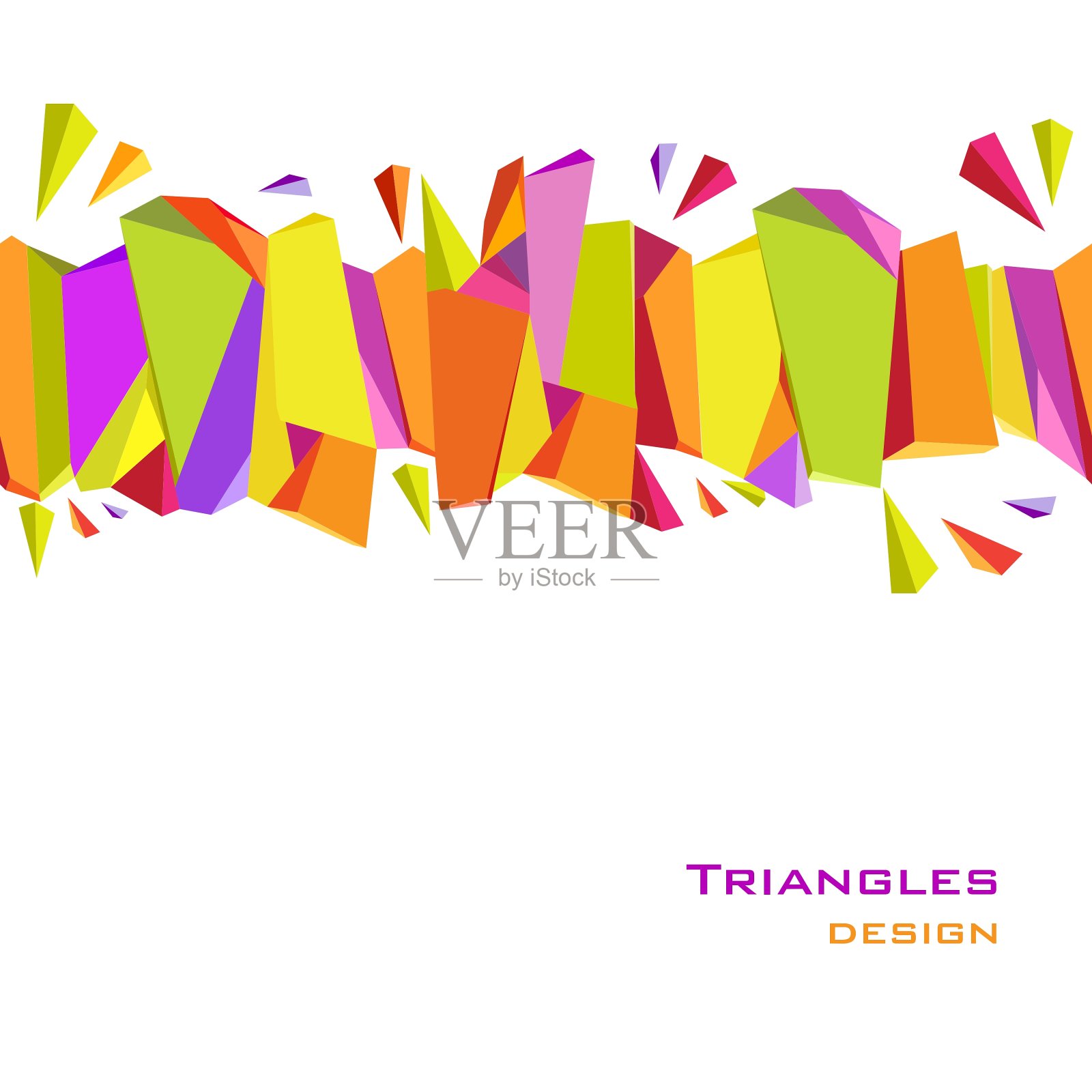 抽象的几何背景插画图片素材