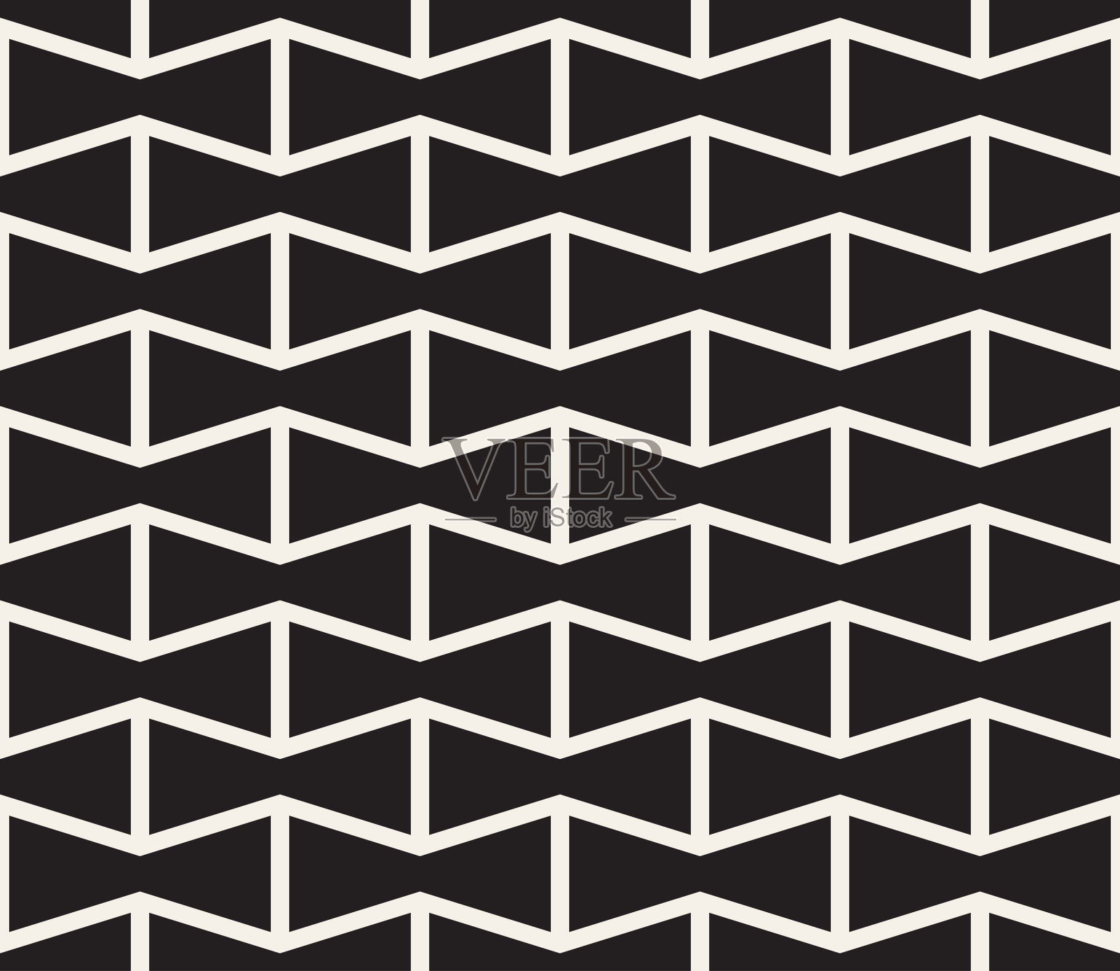 向量无缝模式。现代时尚的抽象质感。重复的几何瓷砖插画图片素材