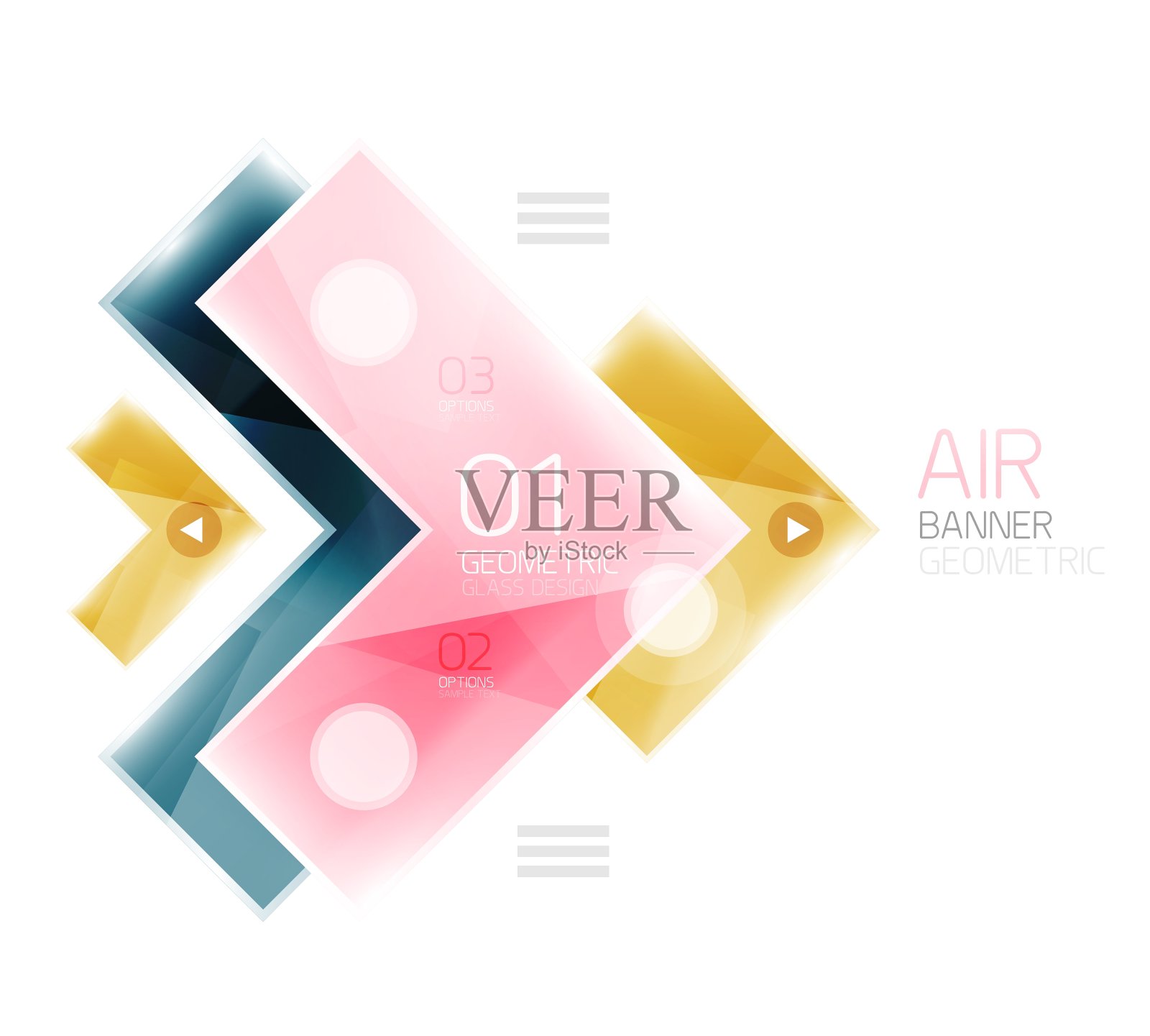 箭头业务信息图表模板设计元素图片