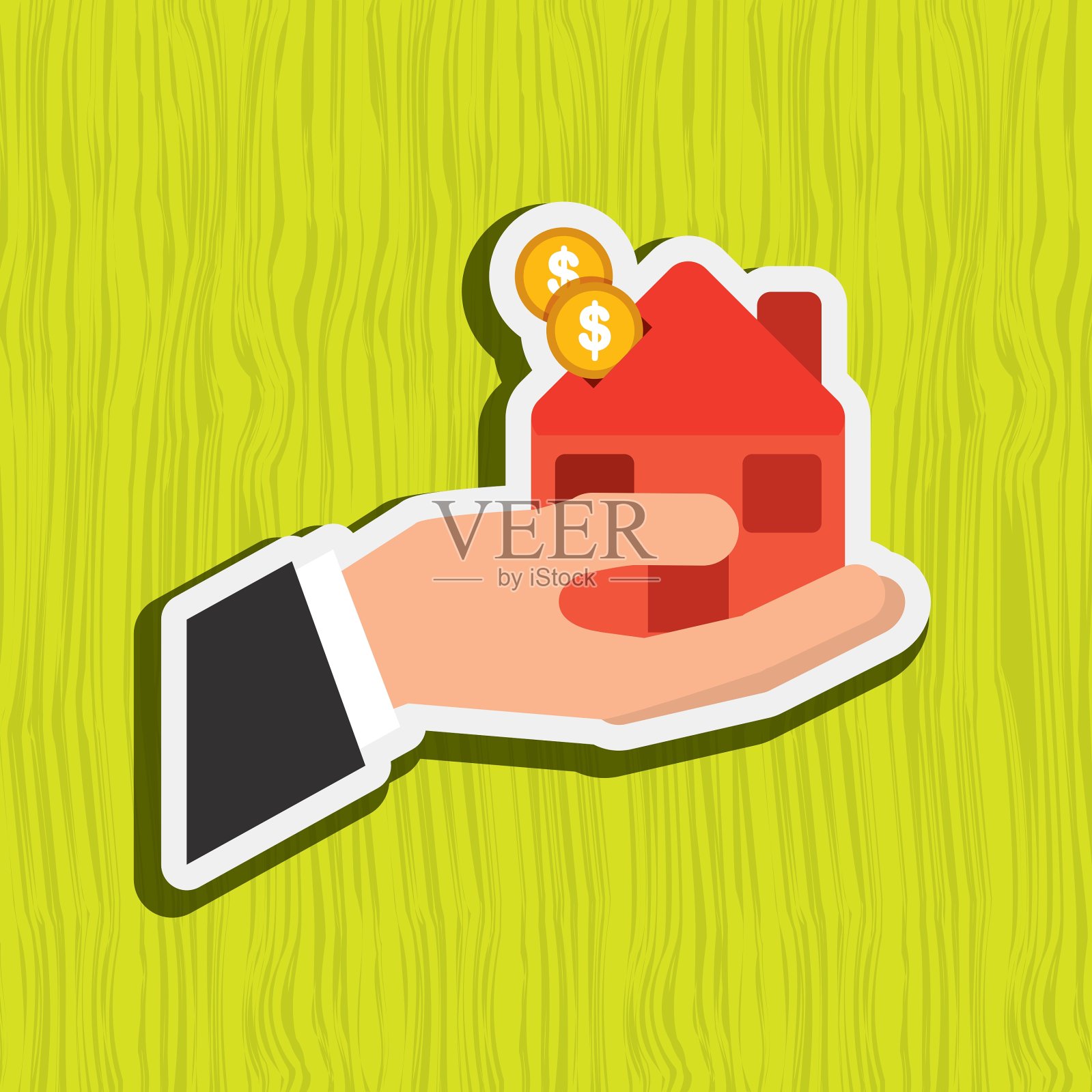 经济概念设计插画图片素材