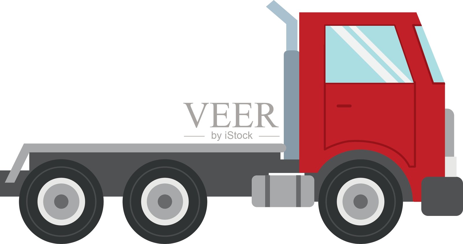 卡车运输交付图标图形设计元素图片