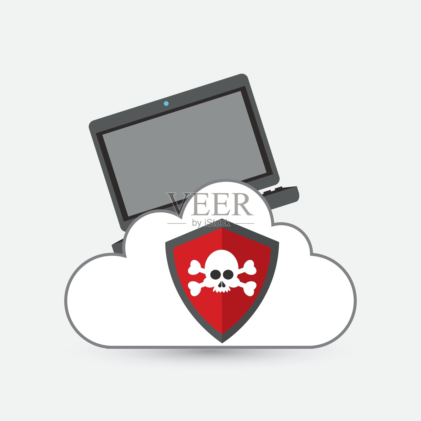 安全系统设计技术图标隔离插画图片素材