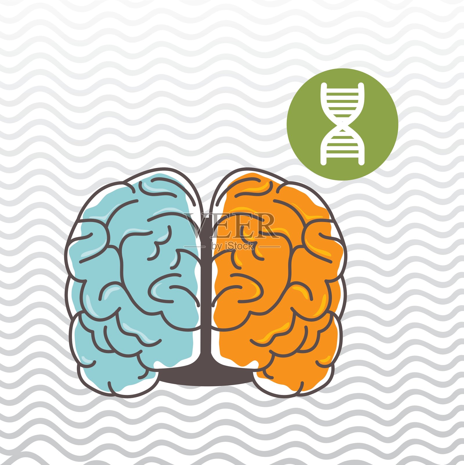 头脑风暴法设计插画图片素材