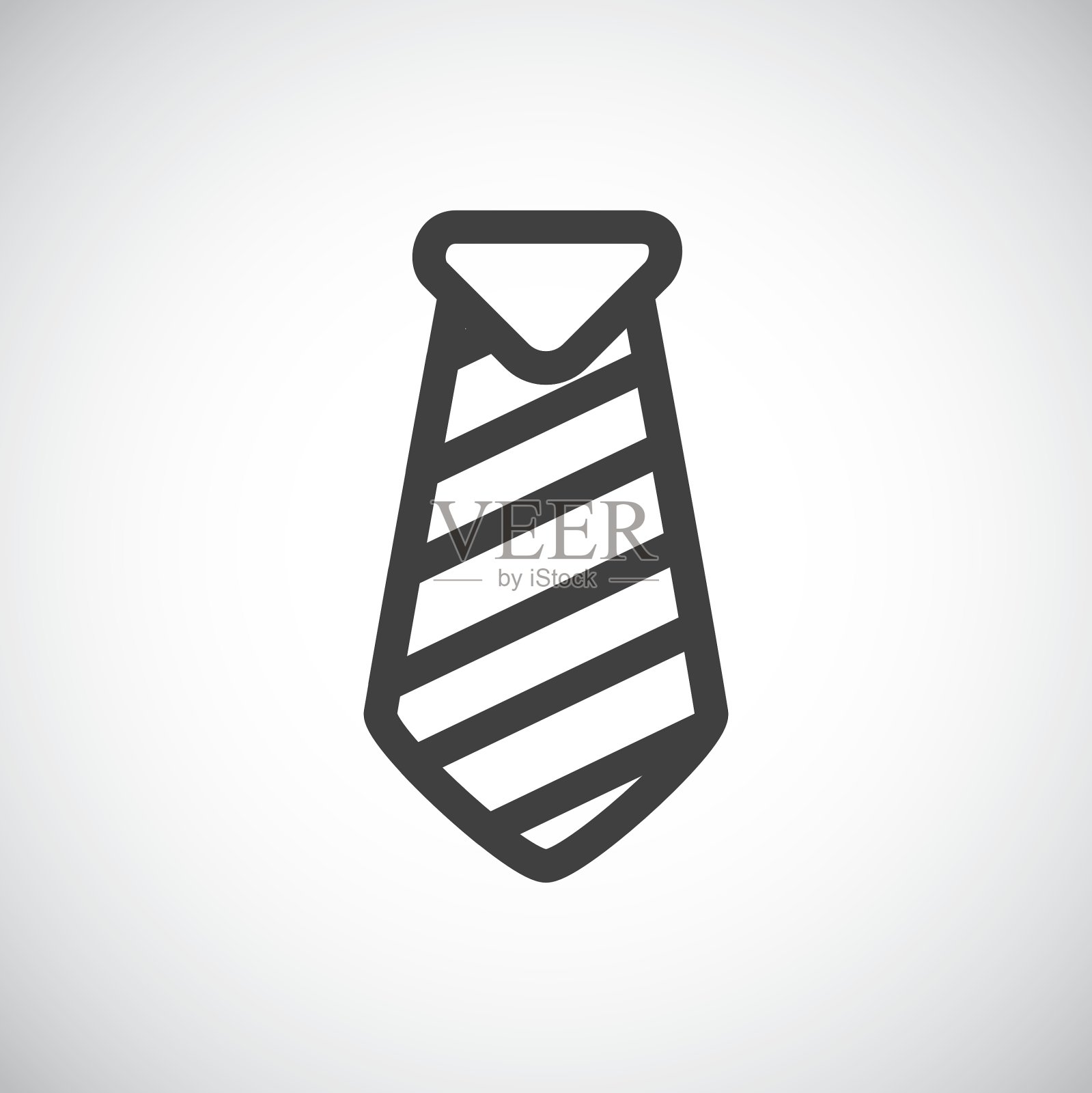 领带剪影图标设计图形插画图片素材