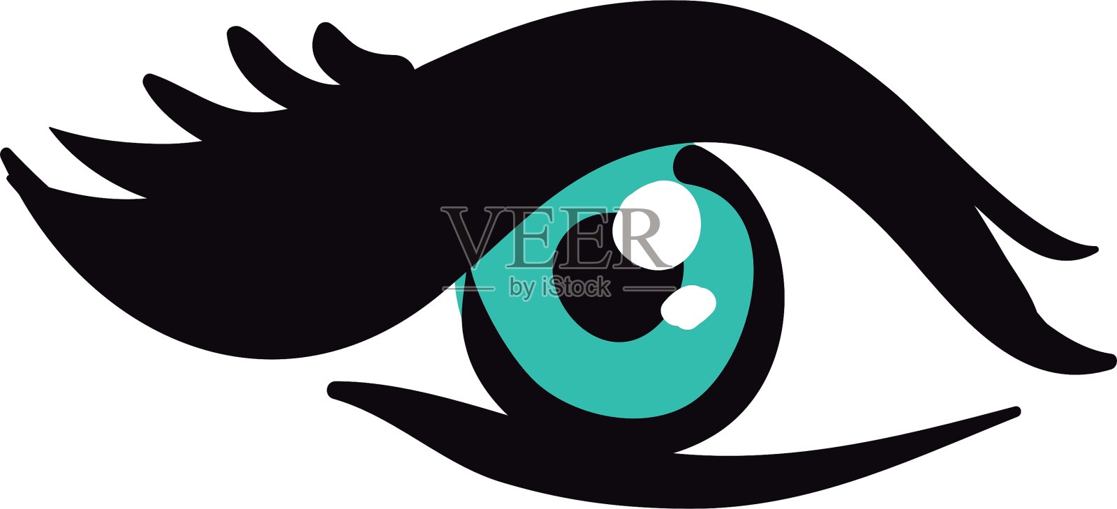 眼睛看看人类光学图标图形设计元素图片
