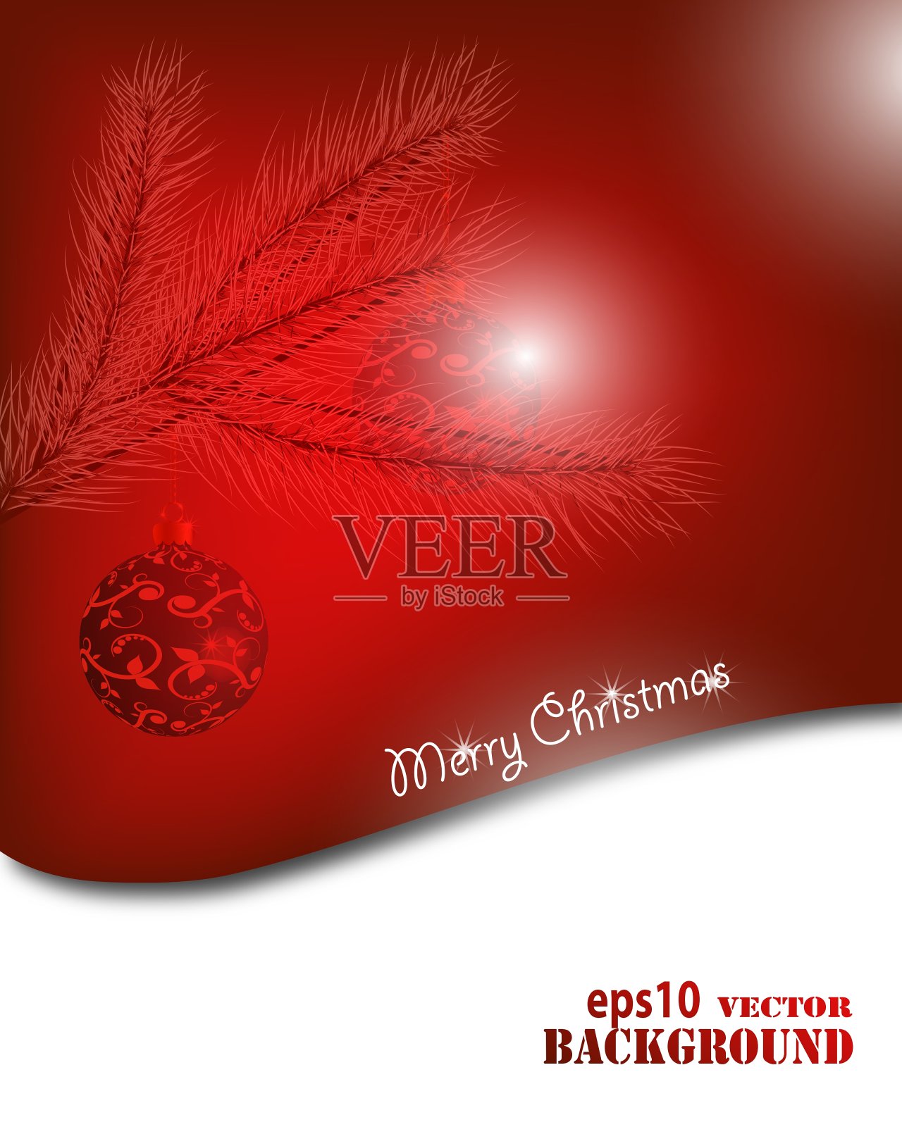 圣诞节的背景插画图片素材