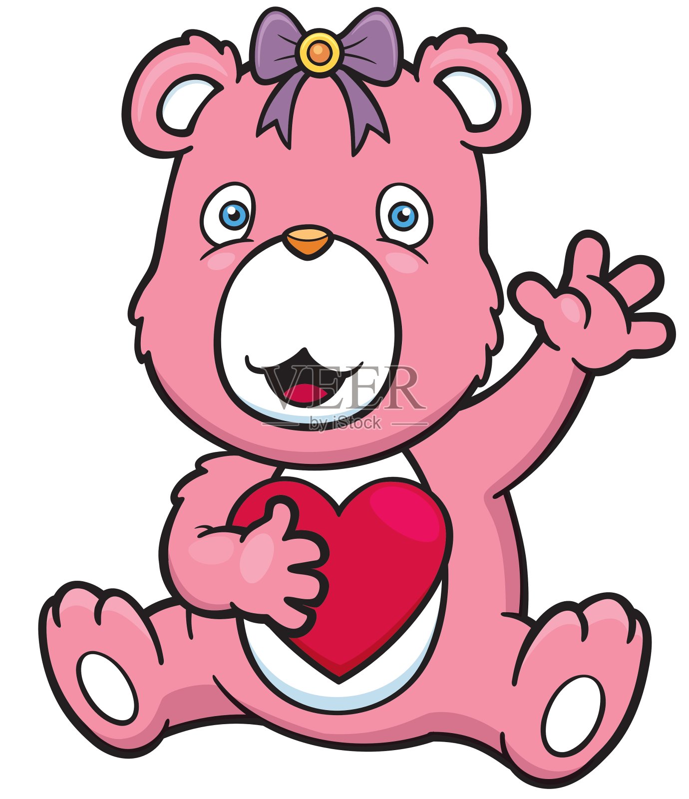 泰迪熊设计元素图片