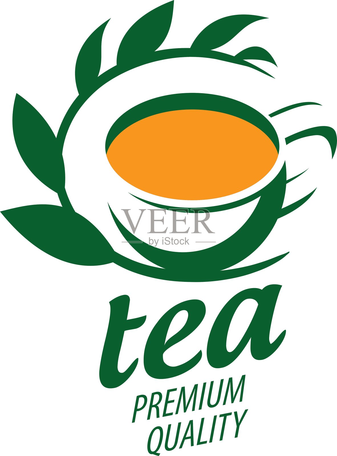 标志的茶设计元素图片