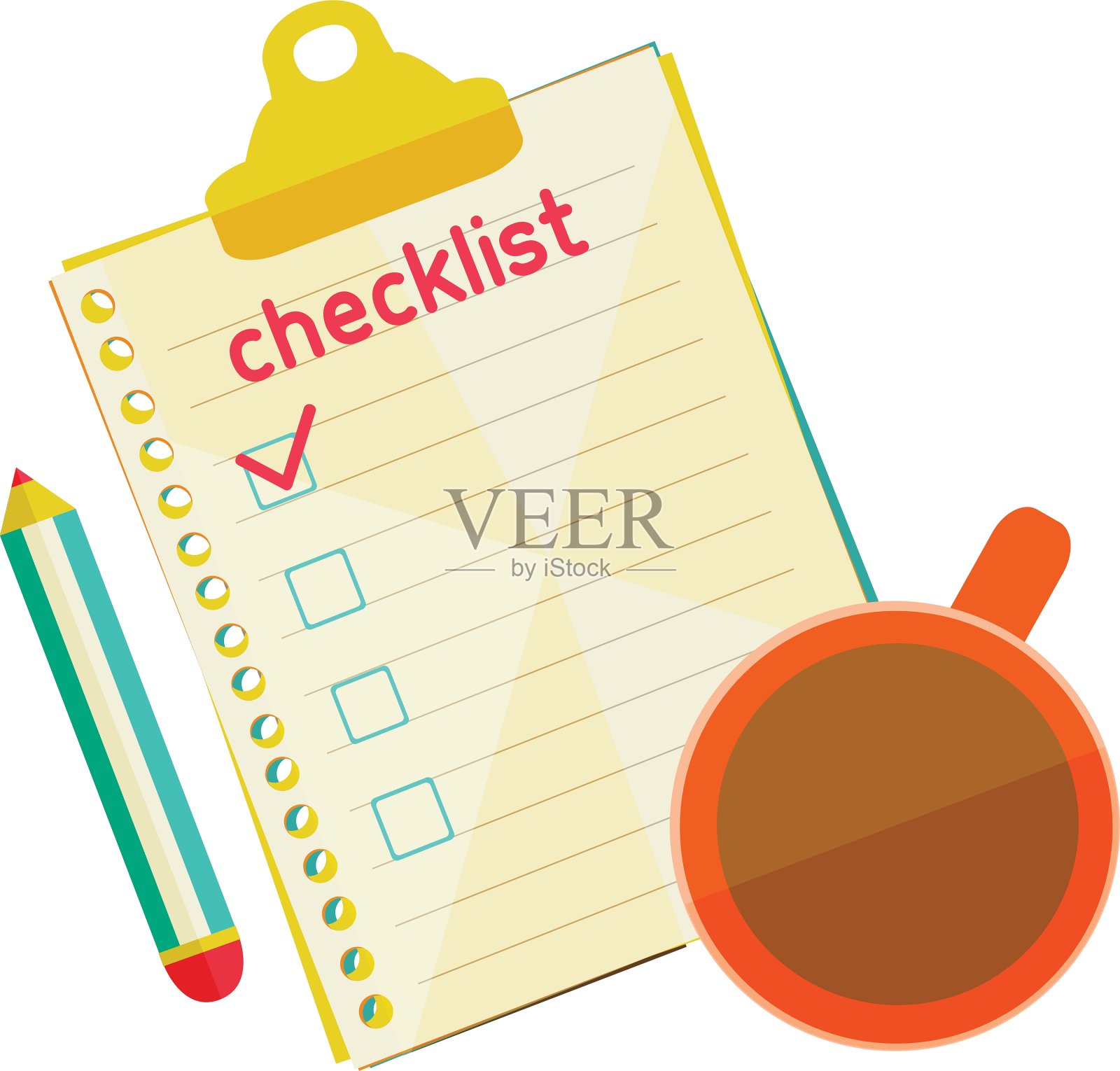 检查表设计元素图片