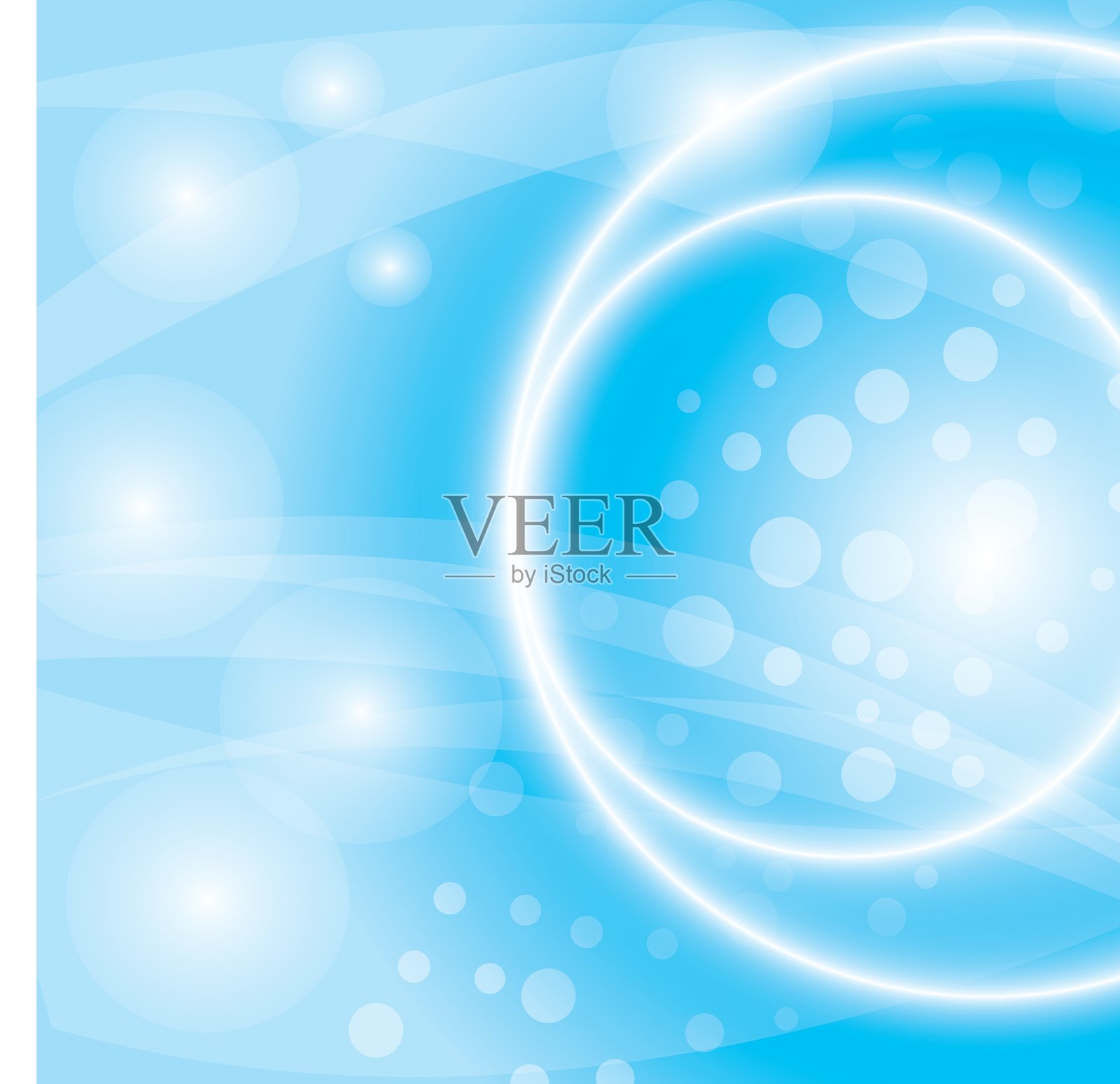 抽象的圆圈灯光背景Eps 10插画图片素材