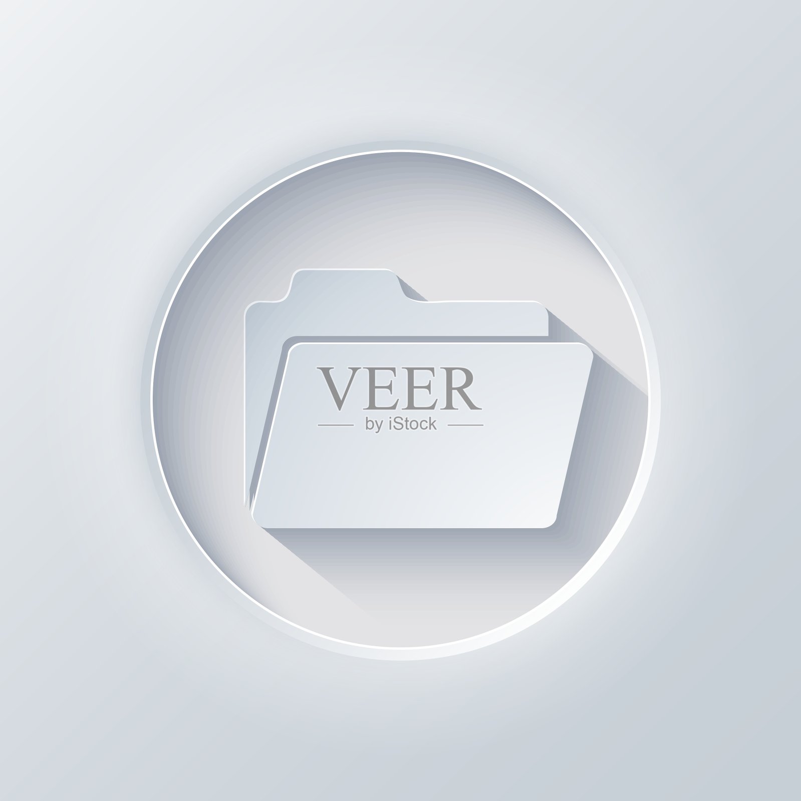 光圆图标Eps10插画图片素材