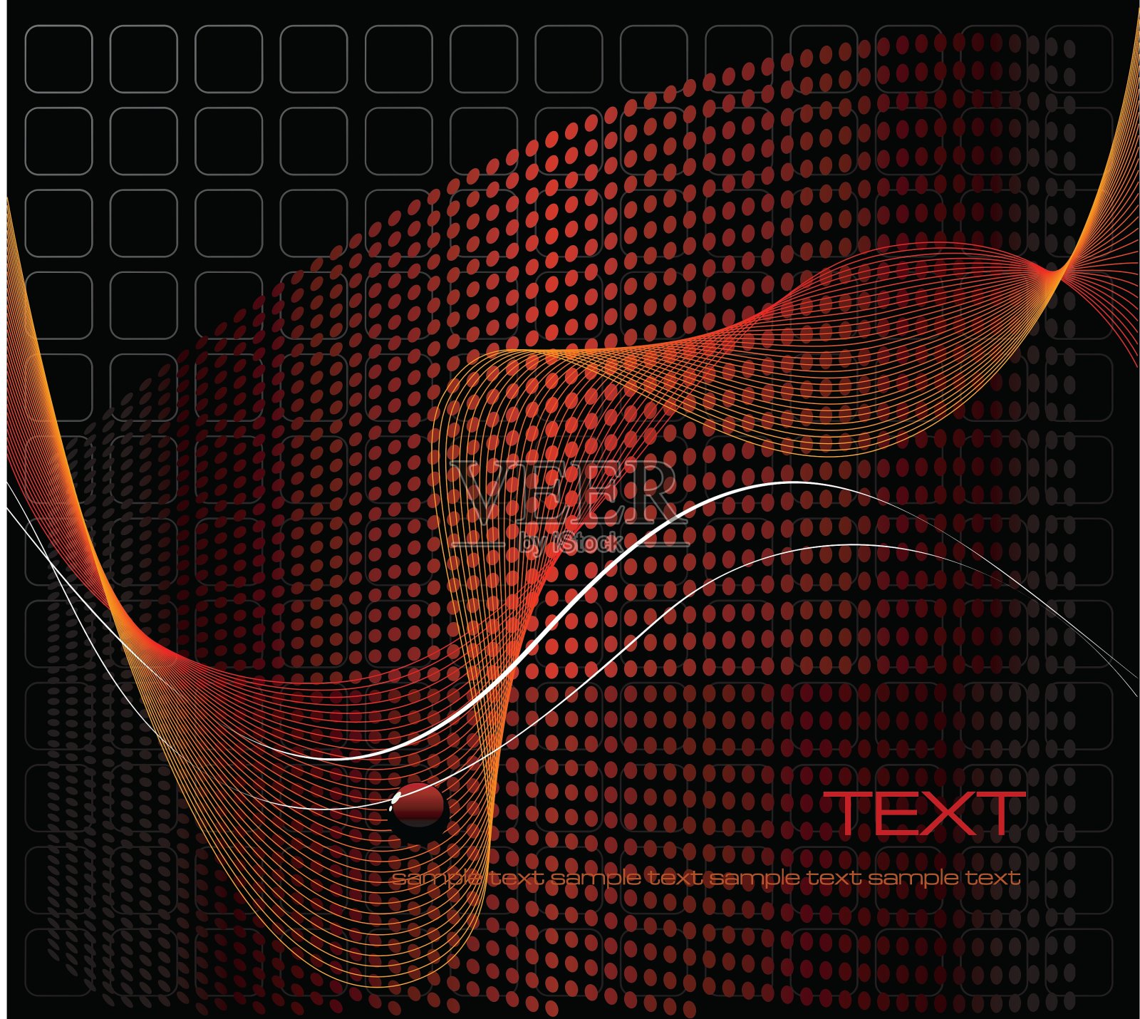 摘要网格设计插画图片素材