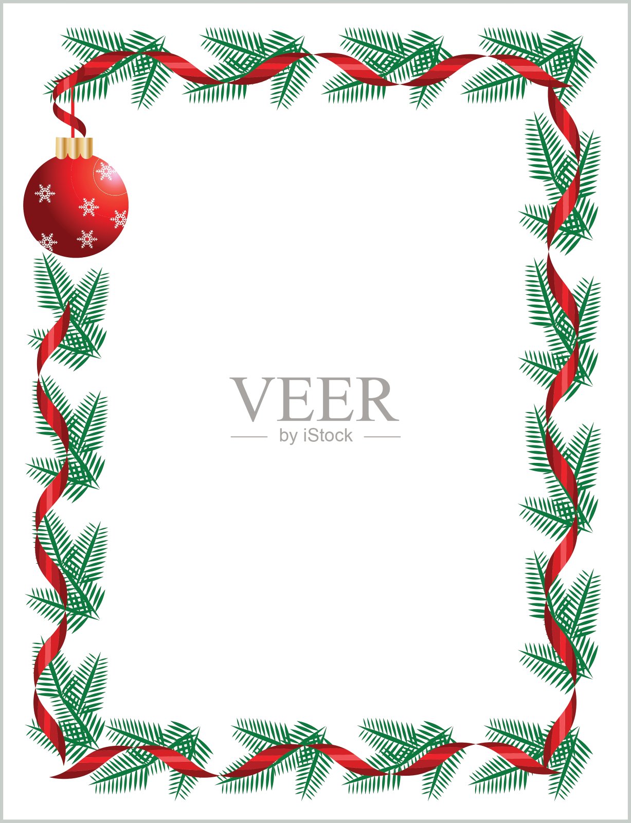 圣诞帧插画图片素材