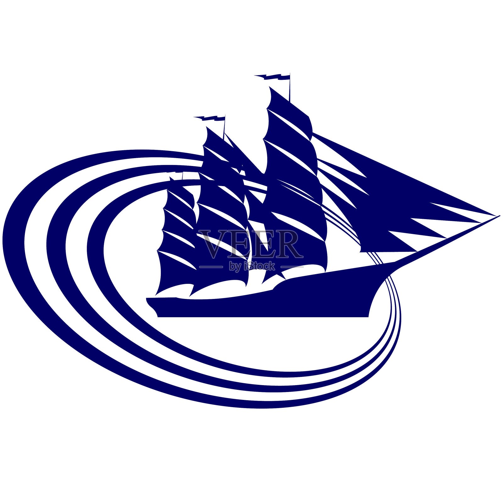 帆船14设计元素图片