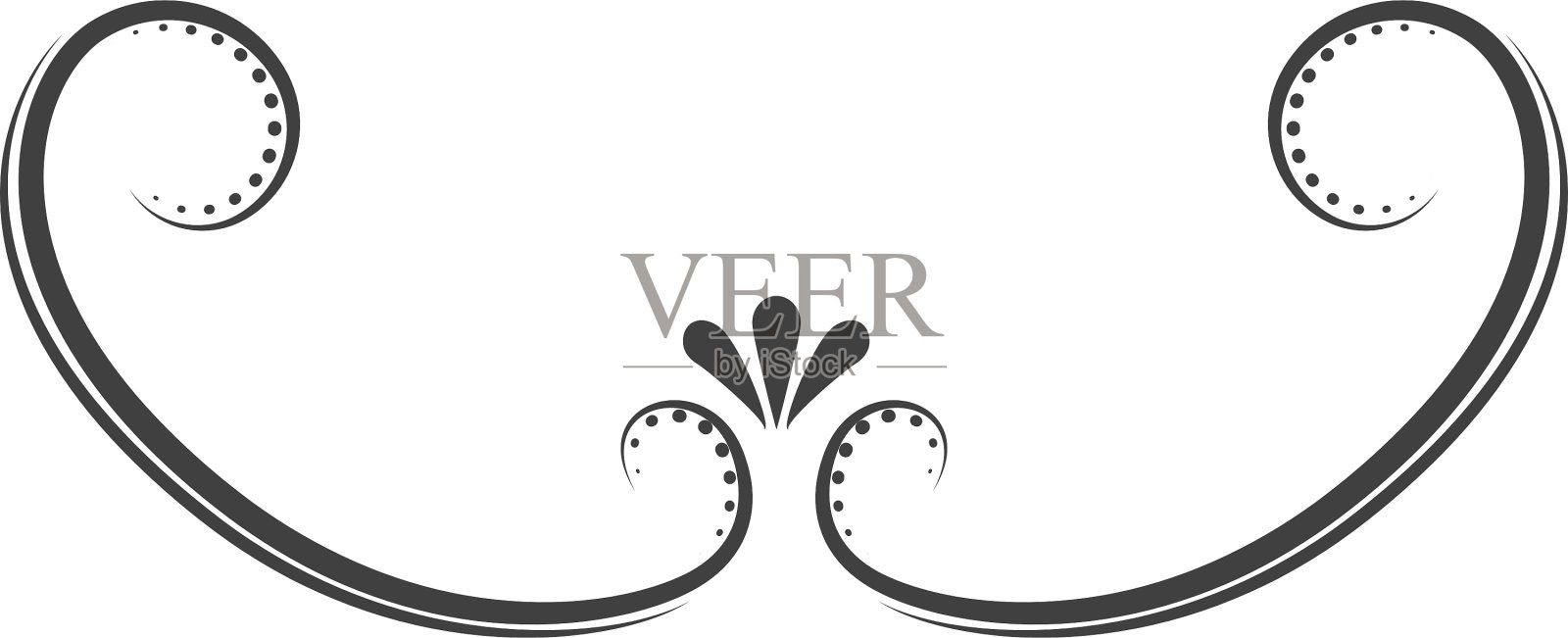 高雅的边框装饰隔离设计元素图片