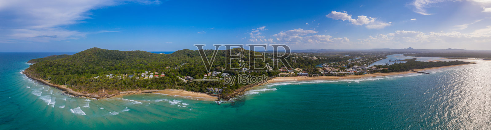 努萨市鸟瞰图照片摄影图片