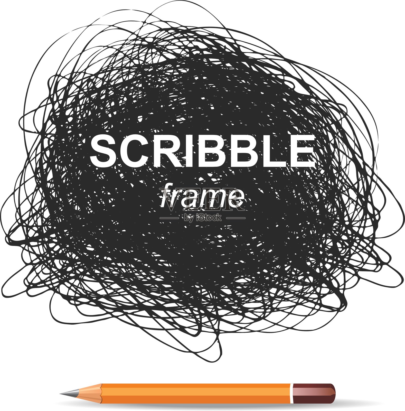 潦草的背景插画图片素材