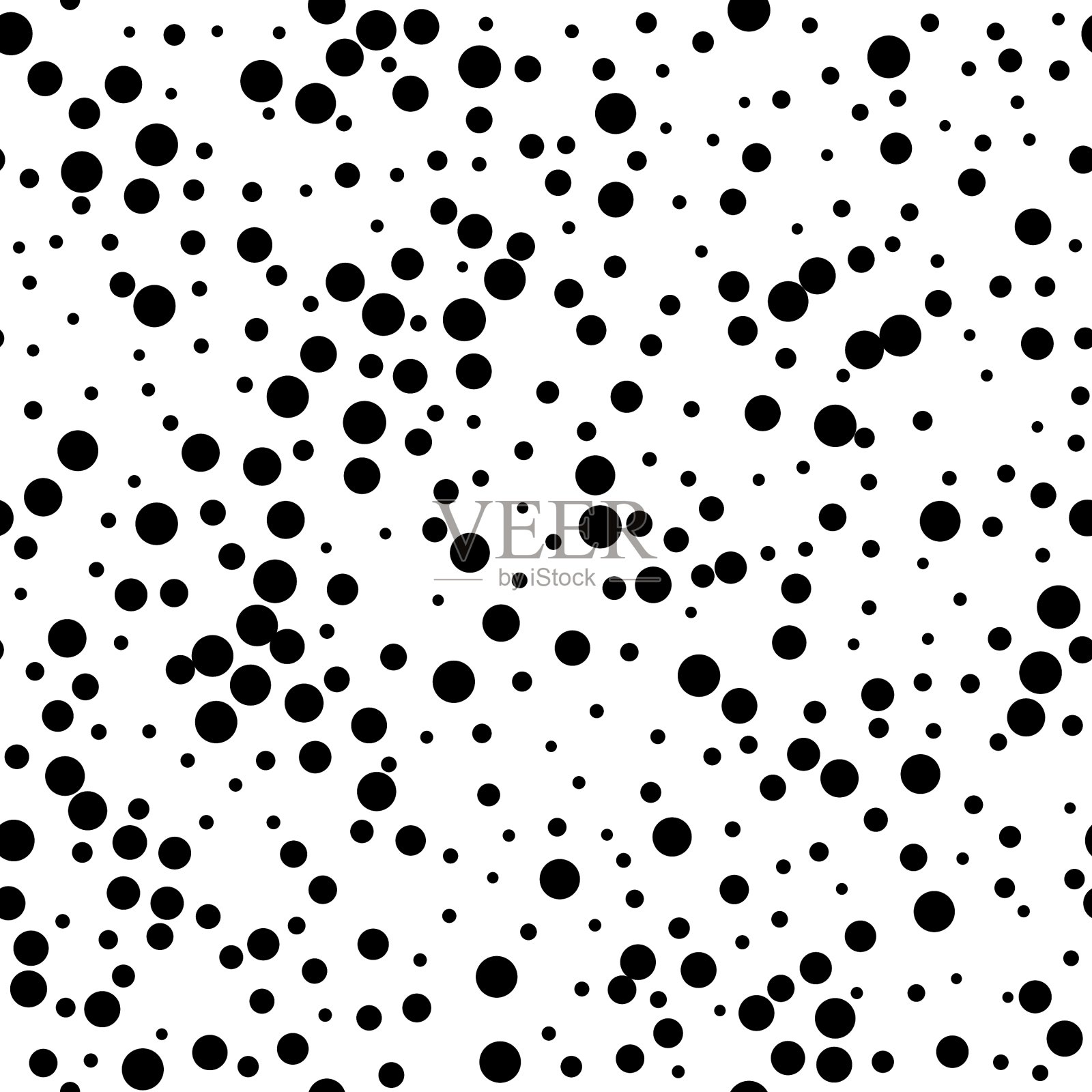 无缝黑白抽象图案配插画图片素材