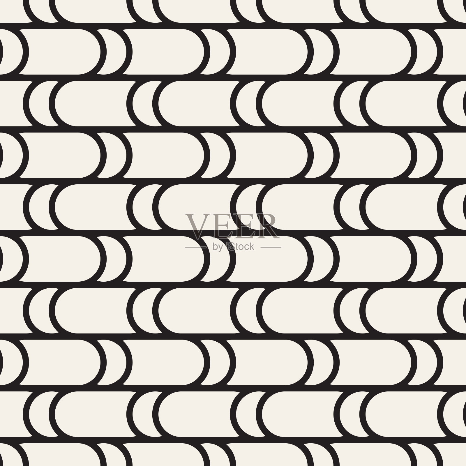 向量无缝模式。现代时尚抽象质感插画图片素材