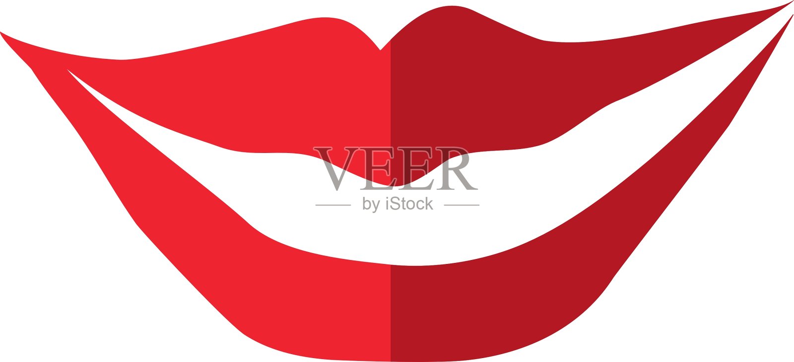 嘴和微笑图标身体设计的一部分设计元素图片