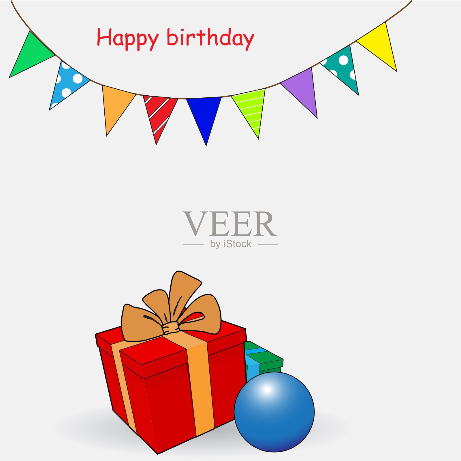 生日的背景插画图片素材