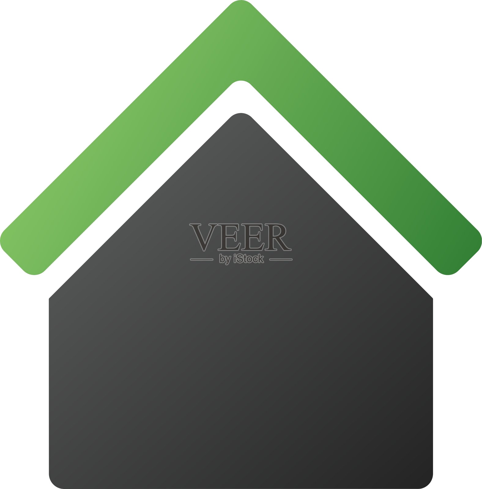 家梯度图标插画图片素材